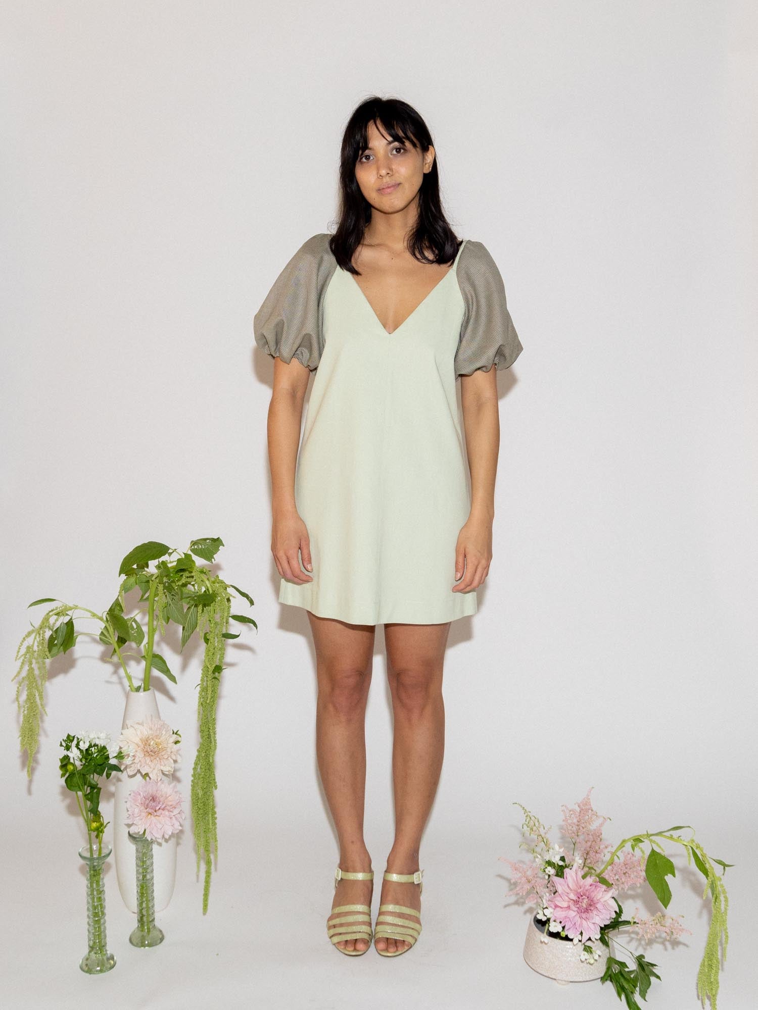 Cardea Dress in Sage Green Genia Evelina Cardea Dress in Sage Green Genia Evelina