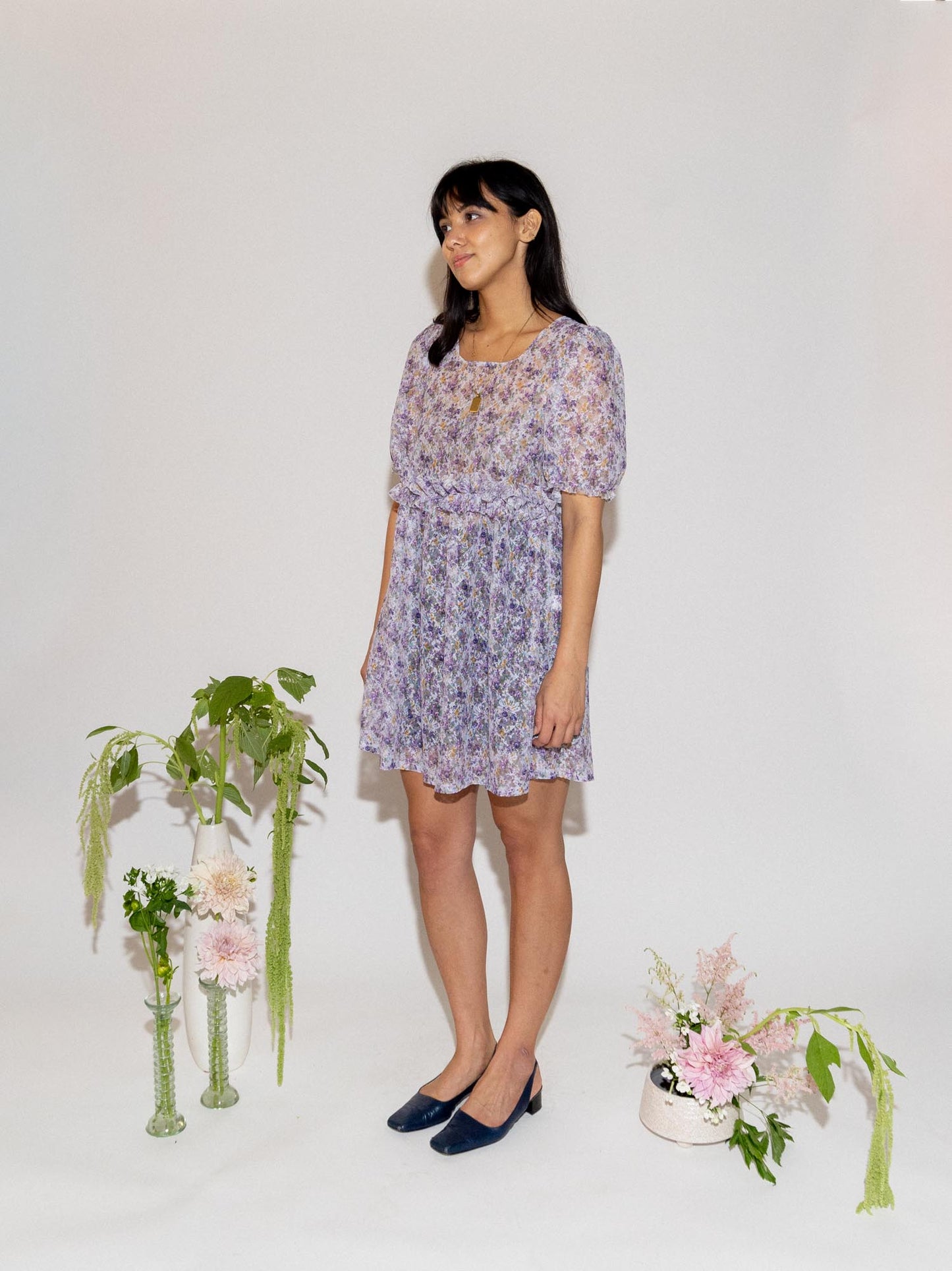 Ophelia Dress in Floral Lace