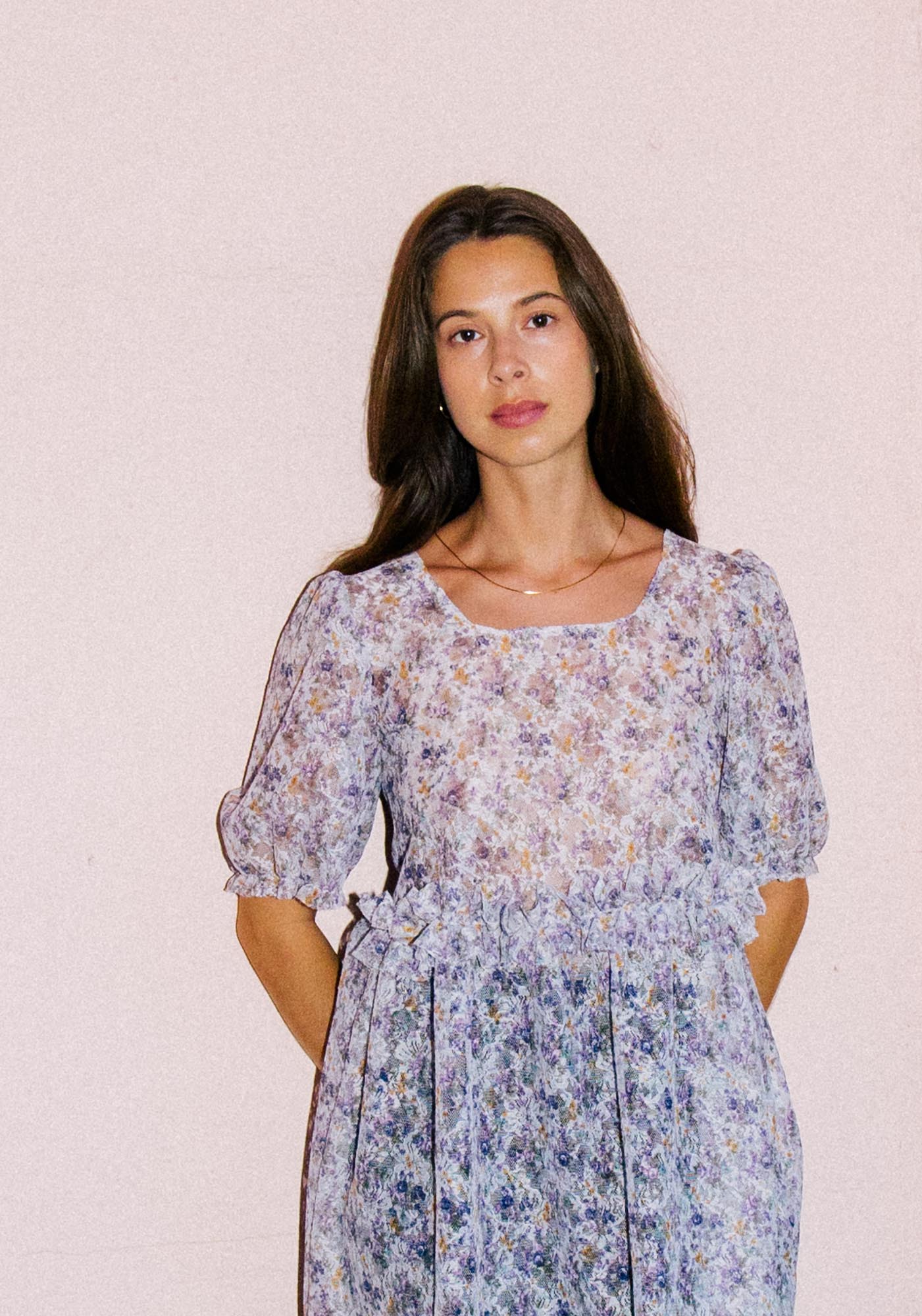 Ophelia Dress in Floral Lace