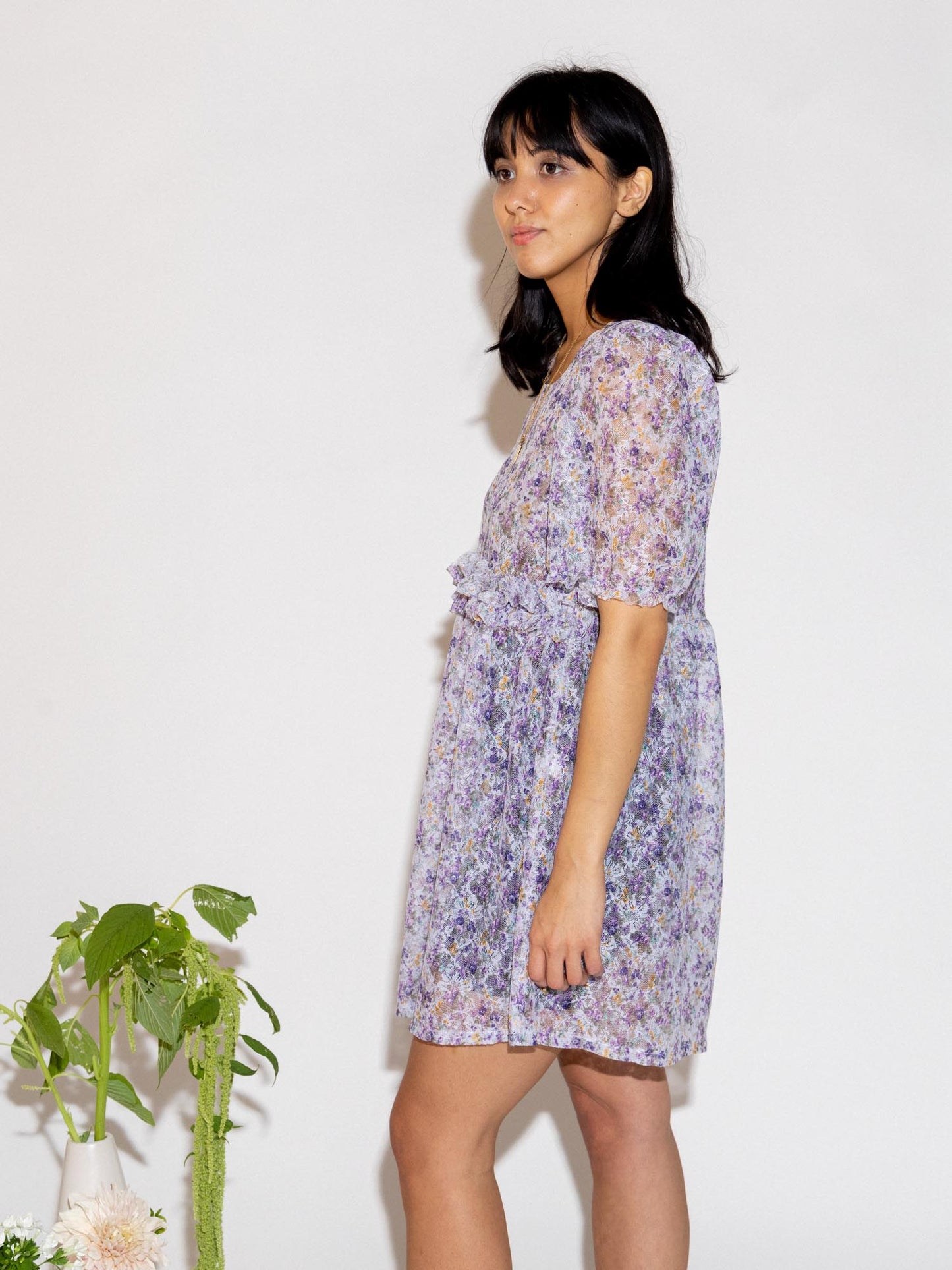 Ophelia Dress in Floral Lace