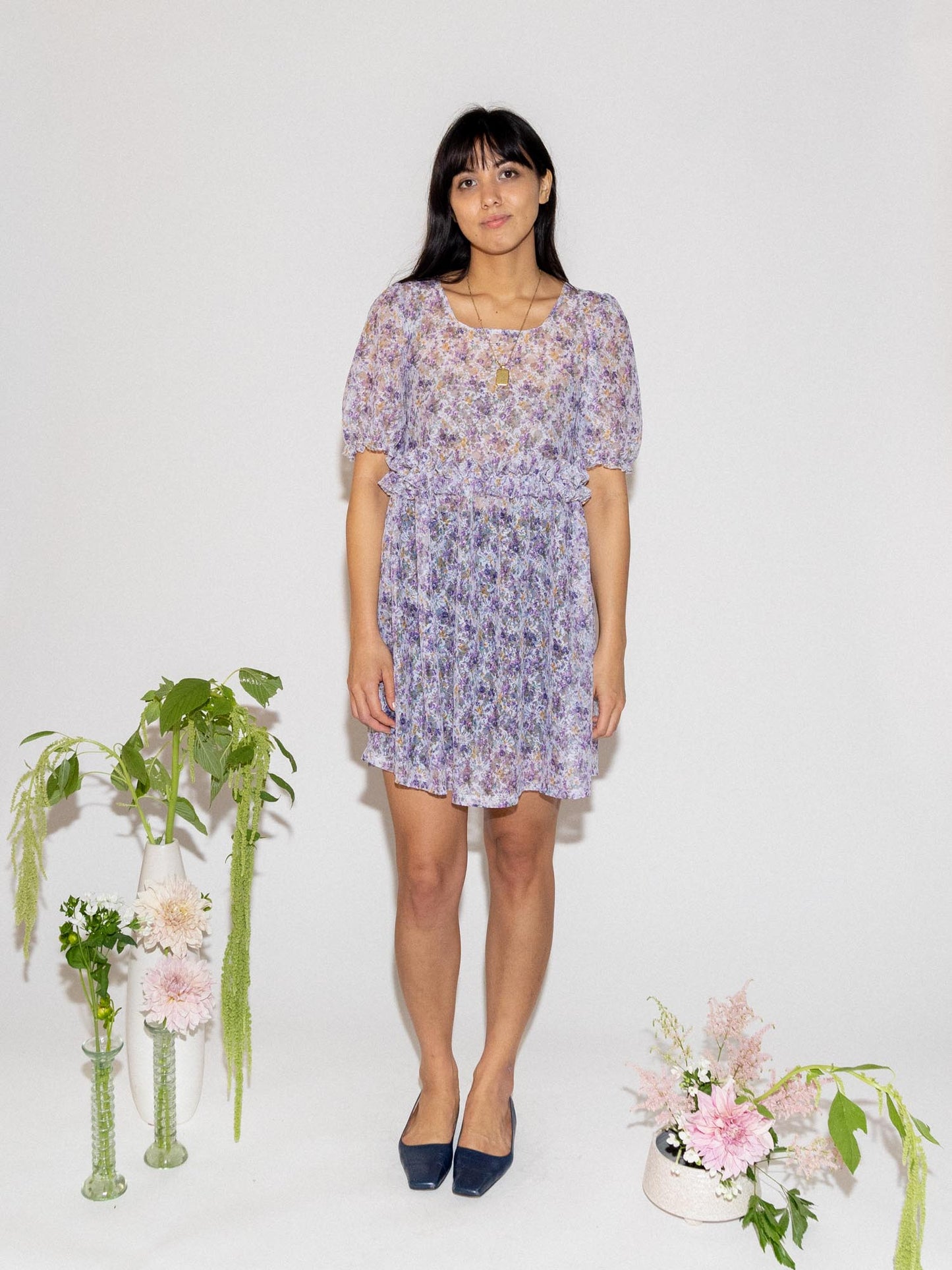 Ophelia Dress in Floral Lace