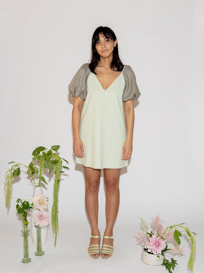 Cardea Dress in Sage Green